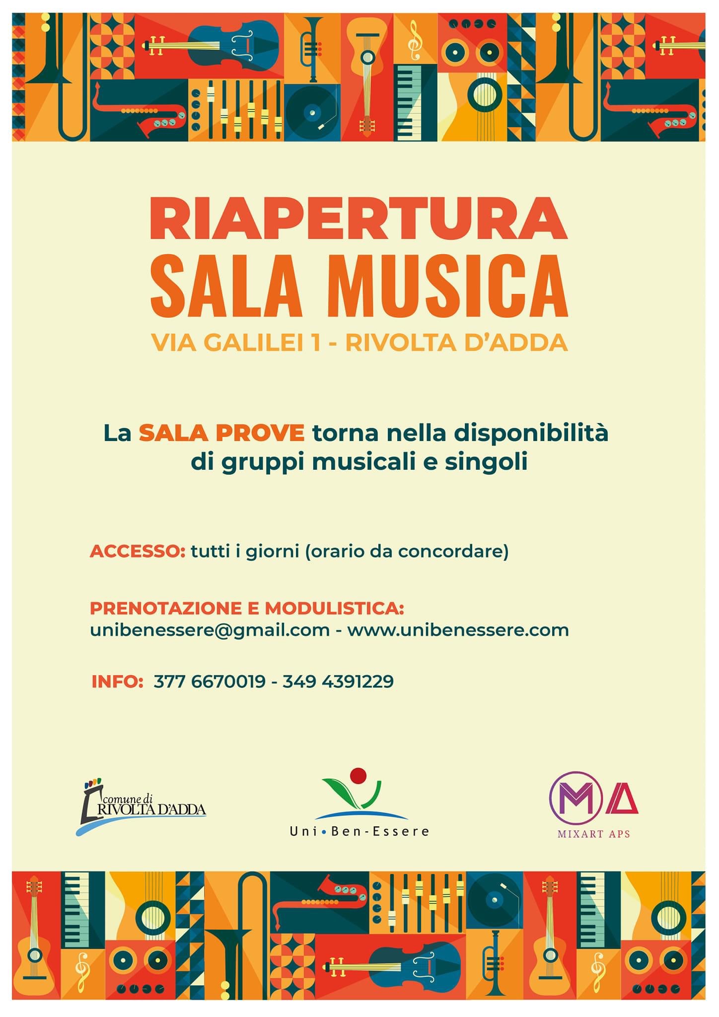 Riapertura Sala Musica